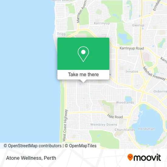 Mapa Atone Wellness