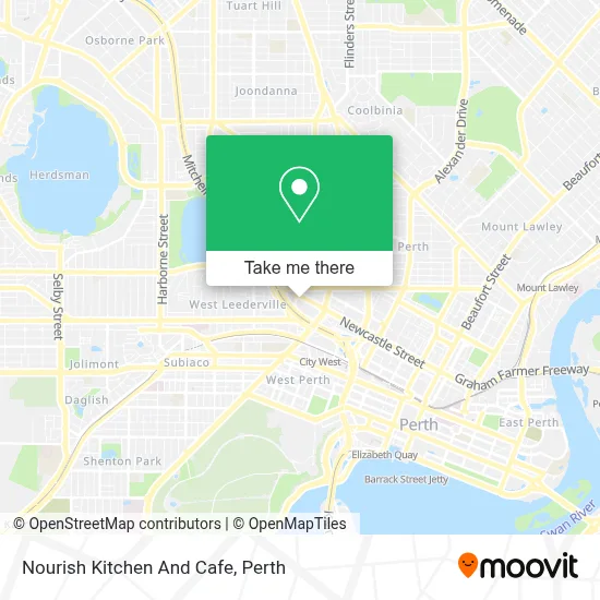 Mapa Nourish Kitchen And Cafe