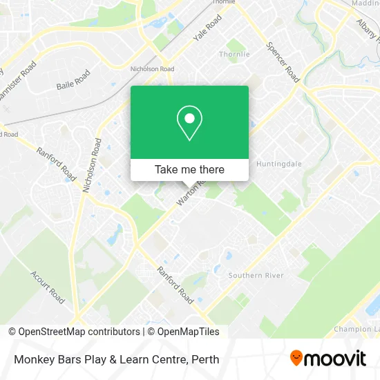 Mapa Monkey Bars Play & Learn Centre