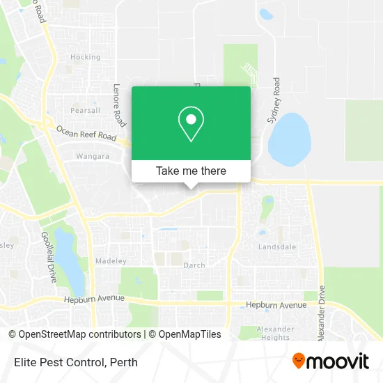 Elite Pest Control map