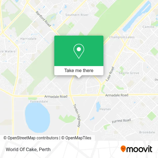 Mapa World Of Cake