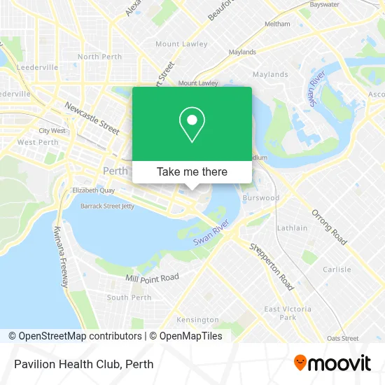 Mapa Pavilion Health Club