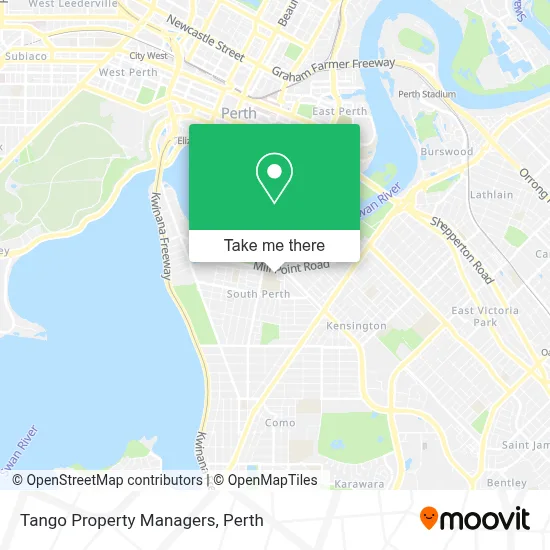 Mapa Tango Property Managers