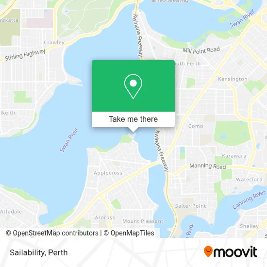 Mapa Sailability