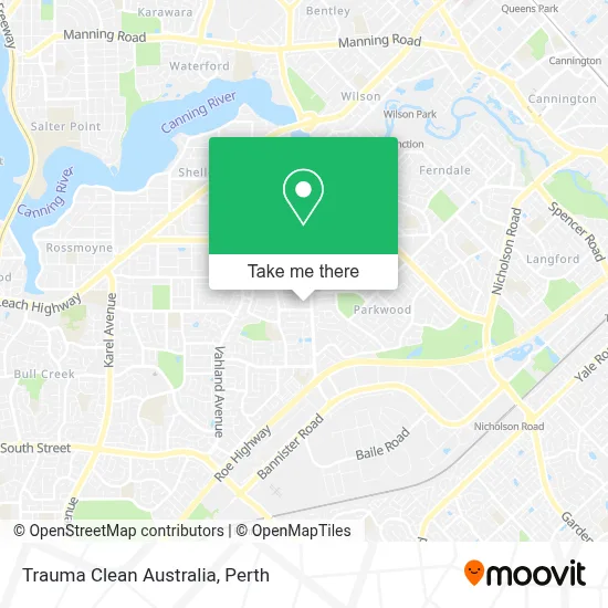 Mapa Trauma Clean Australia