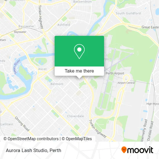 Mapa Aurora Lash Studio