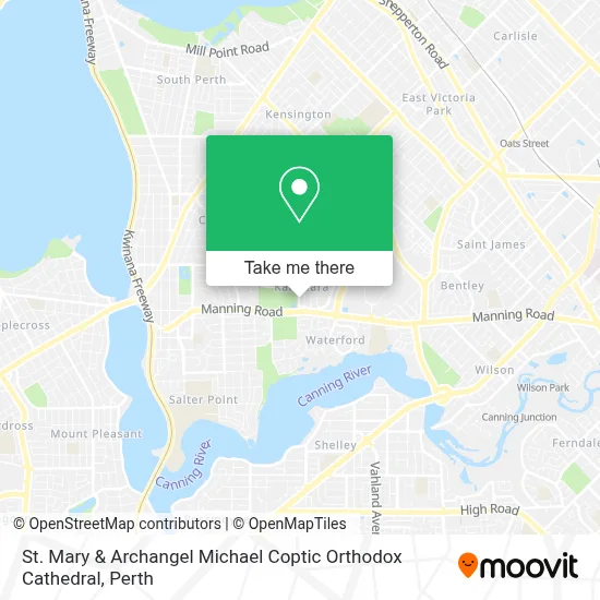 Mapa St. Mary & Archangel Michael Coptic Orthodox Cathedral