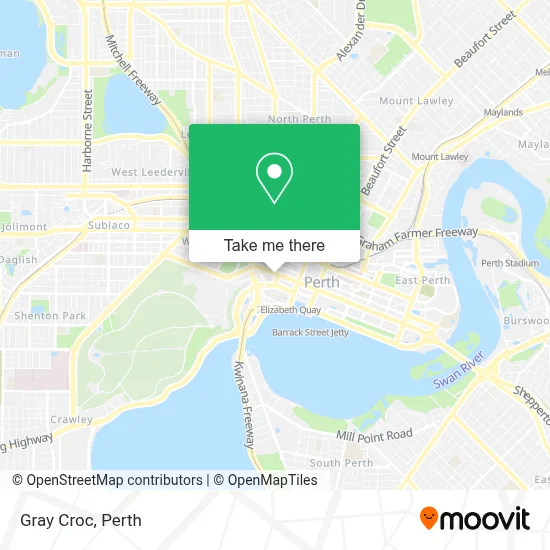 Mapa Gray Croc