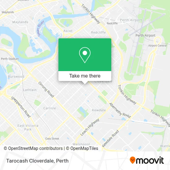 Mapa Tarocash Cloverdale