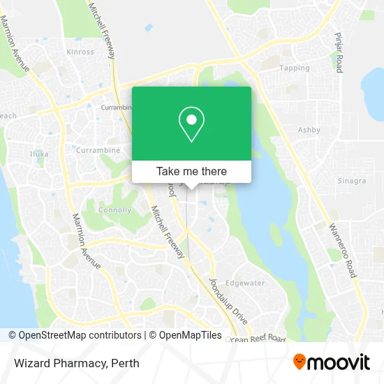 Mapa Wizard Pharmacy