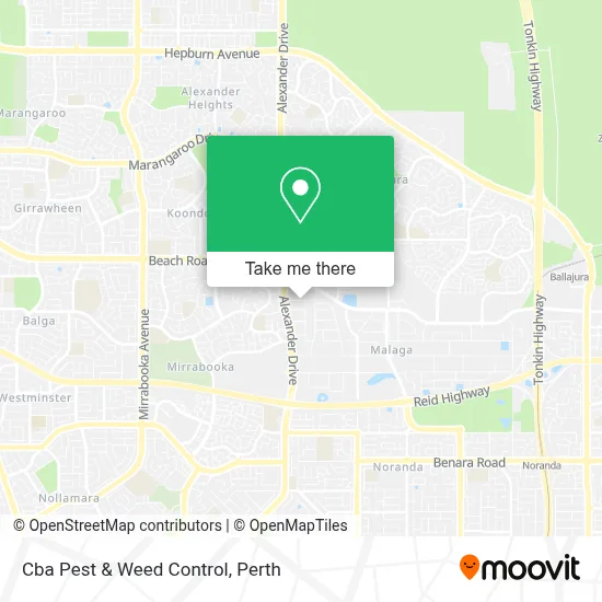 Cba Pest & Weed Control map