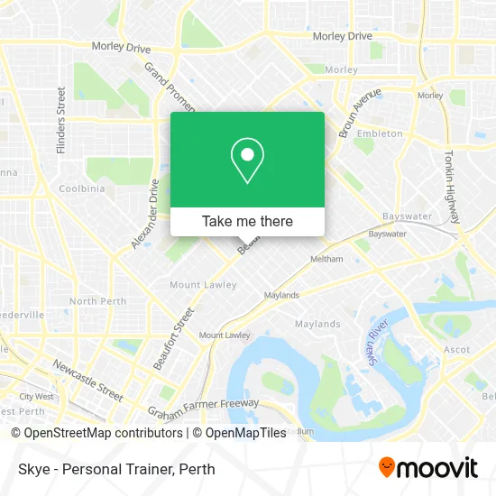 Mapa Skye - Personal Trainer