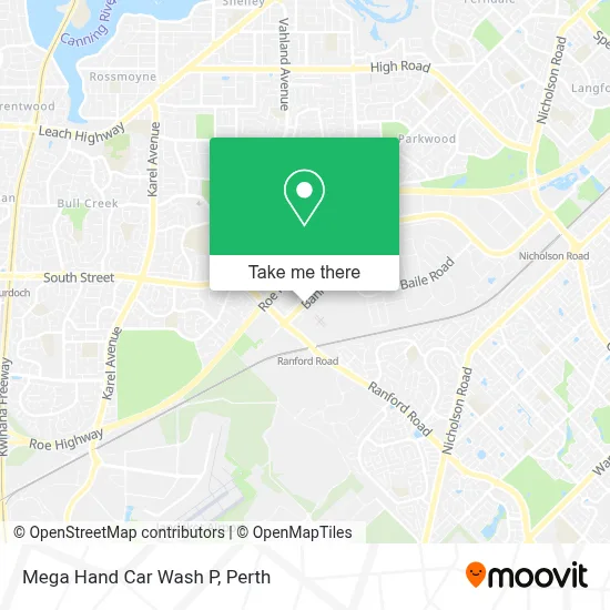 Mapa Mega Hand Car Wash P