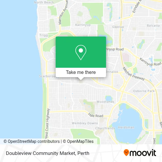 Mapa Doubleview Community Market
