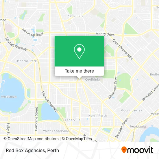 Mapa Red Box Agencies