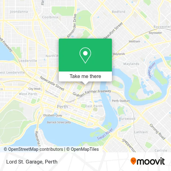 Mapa Lord St. Garage