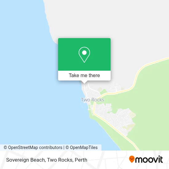 Mapa Sovereign Beach, Two Rocks