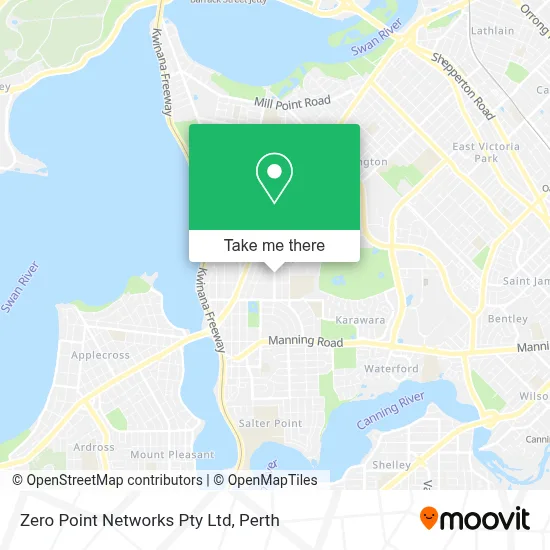 Mapa Zero Point Networks Pty Ltd