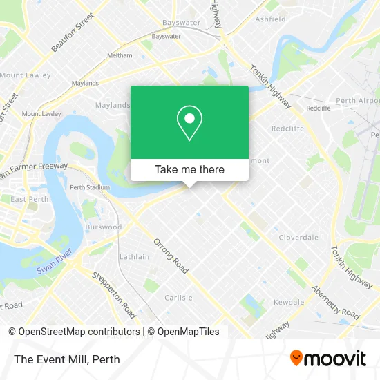 Mapa The Event Mill