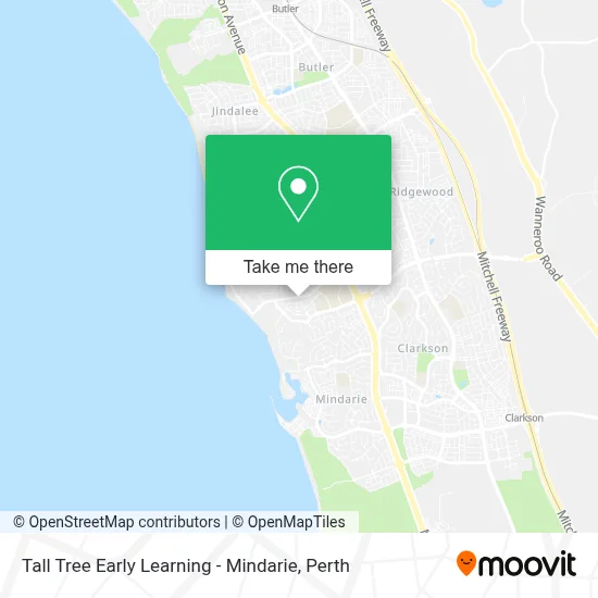 Tall Tree Early Learning - Mindarie map