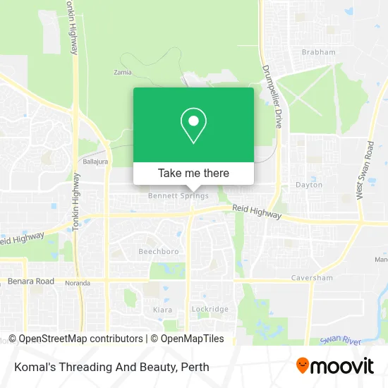 Mapa Komal's Threading And Beauty
