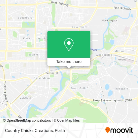 Country Chicks Creations map