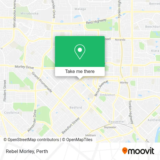Mapa Rebel Morley