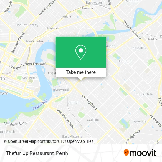 Mapa Thefun Jp Restaurant