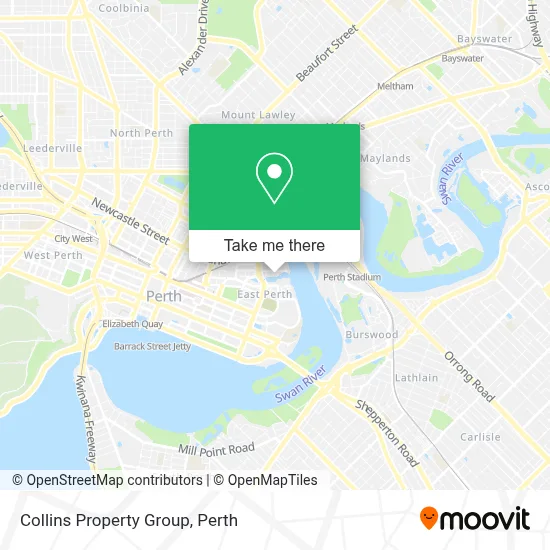Mapa Collins Property Group