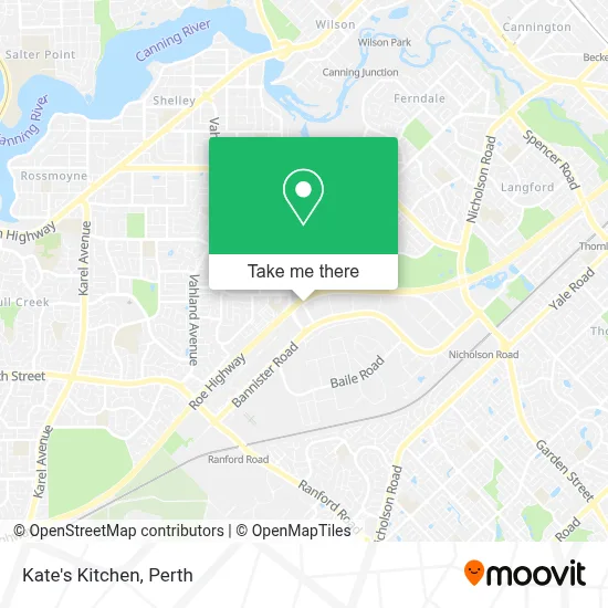Mapa Kate's Kitchen