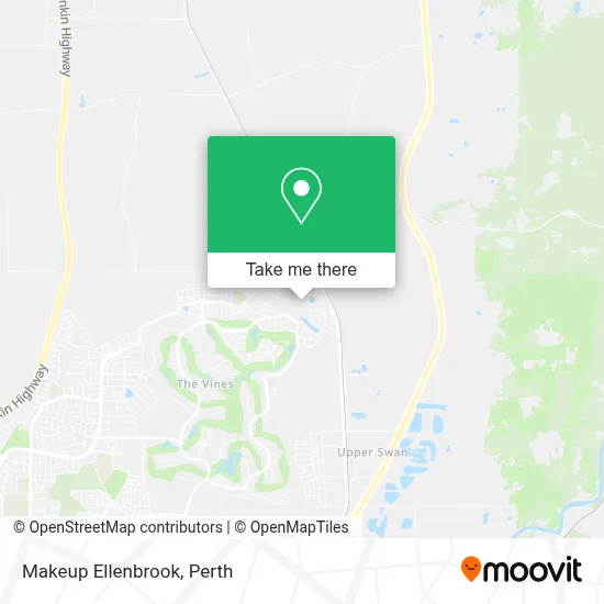 Mapa Makeup Ellenbrook