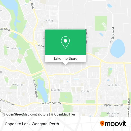 Mapa Opposite Lock Wangara