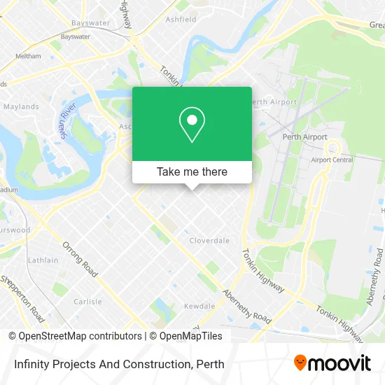 Infinity Projects And Construction map