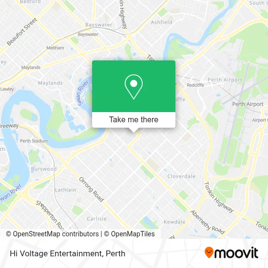 Mapa Hi Voltage Entertainment