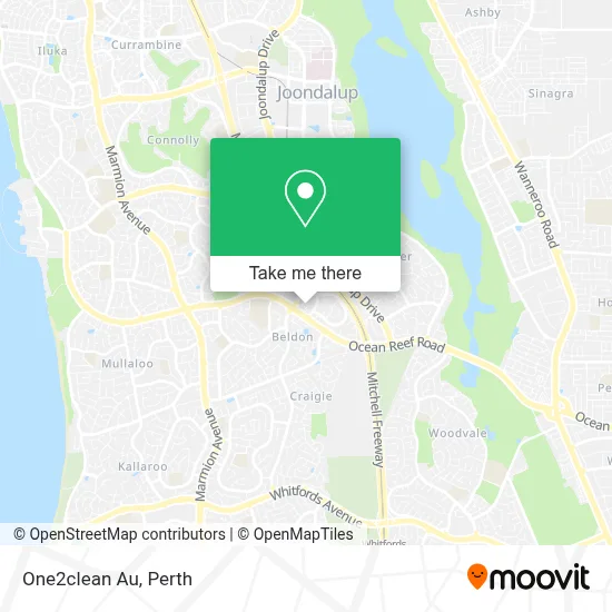 Mapa One2clean Au