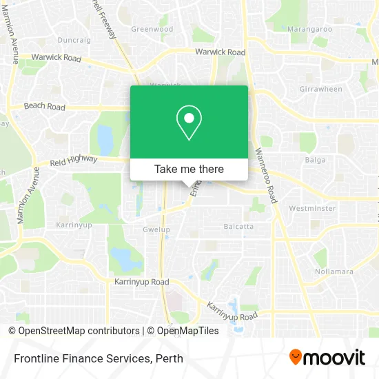 Mapa Frontline Finance Services