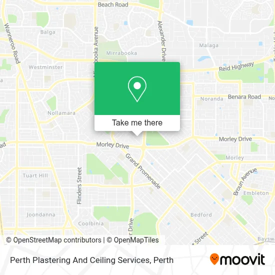 Mapa Perth Plastering And Ceiling Services