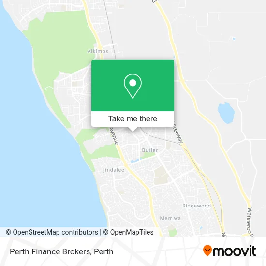 Mapa Perth Finance Brokers