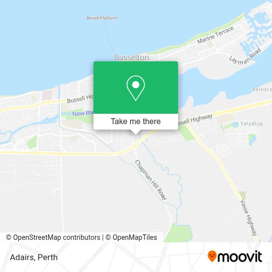 Mapa Adairs
