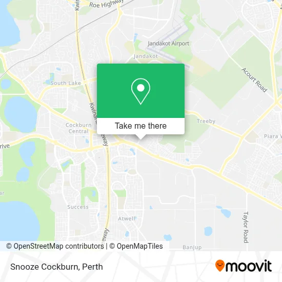 Mapa Snooze Cockburn