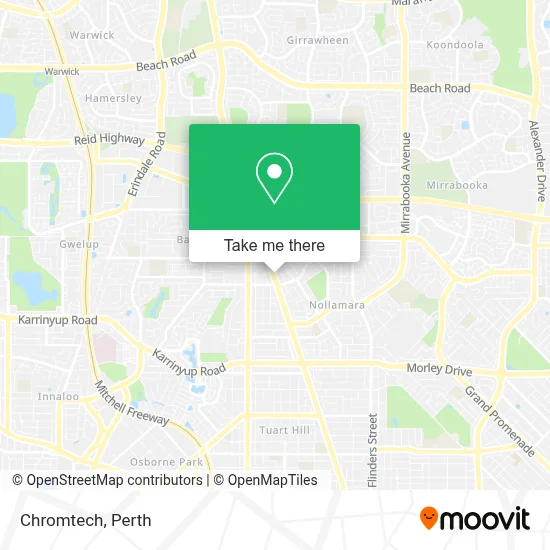 Chromtech map