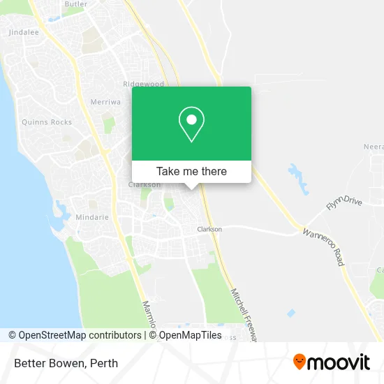 Mapa Better Bowen
