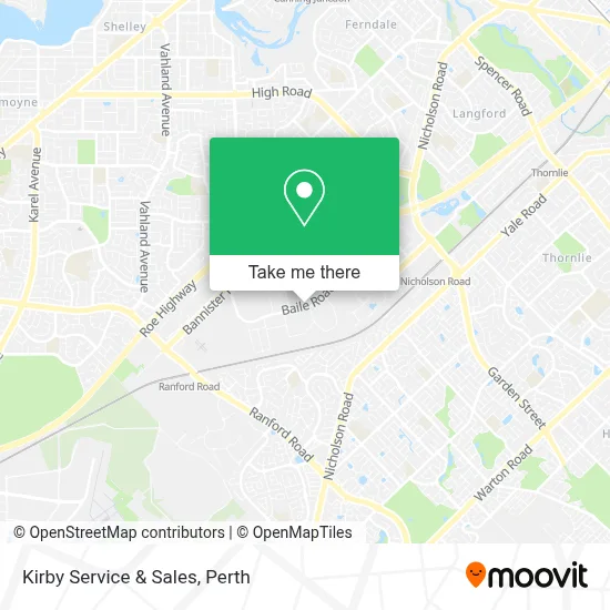 Mapa Kirby Service & Sales