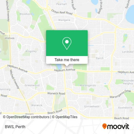 Mapa Bws