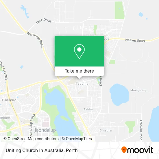 Mapa Uniting Church In Australia