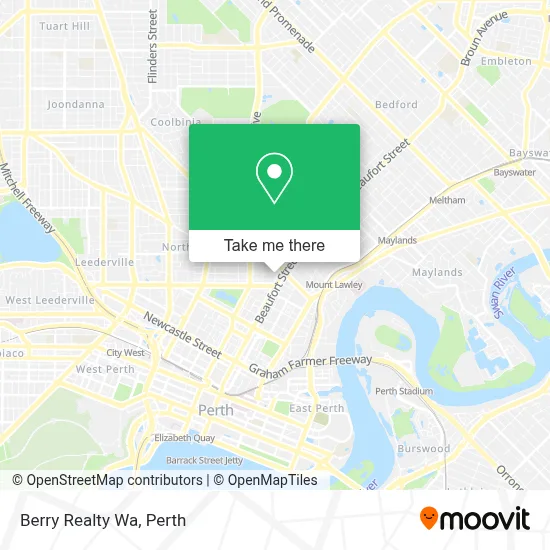 Mapa Berry Realty Wa