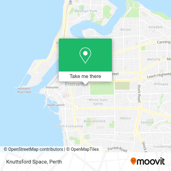 Mapa Knuttsford Space