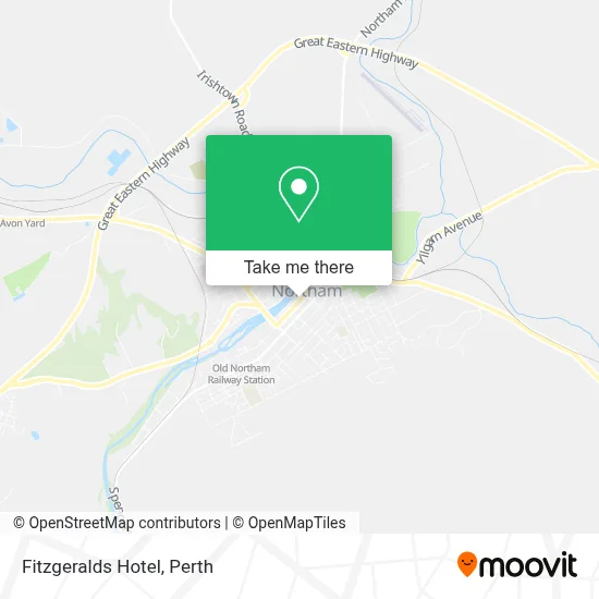 Mapa Fitzgeralds Hotel