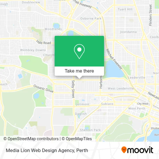 Mapa Media Lion Web Design Agency