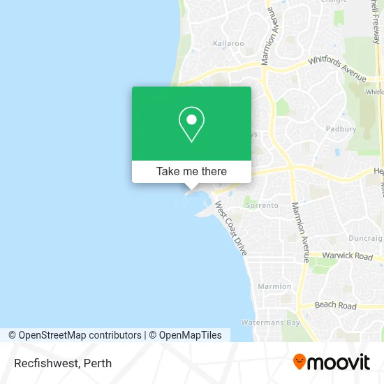 Mapa Recfishwest